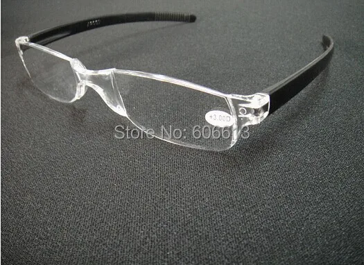 Непрозрачные пластиковые очки для чтения в ярких цветах, неразбиваемые, универсальные, прозрачные, оптовая продажа, 24 шт. / лот, бесплатная доставка