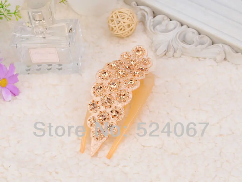 Женские акриловые гребни с цветочным узором Mrs win|jewelry hair accessories|acrylic combhair jewelry |