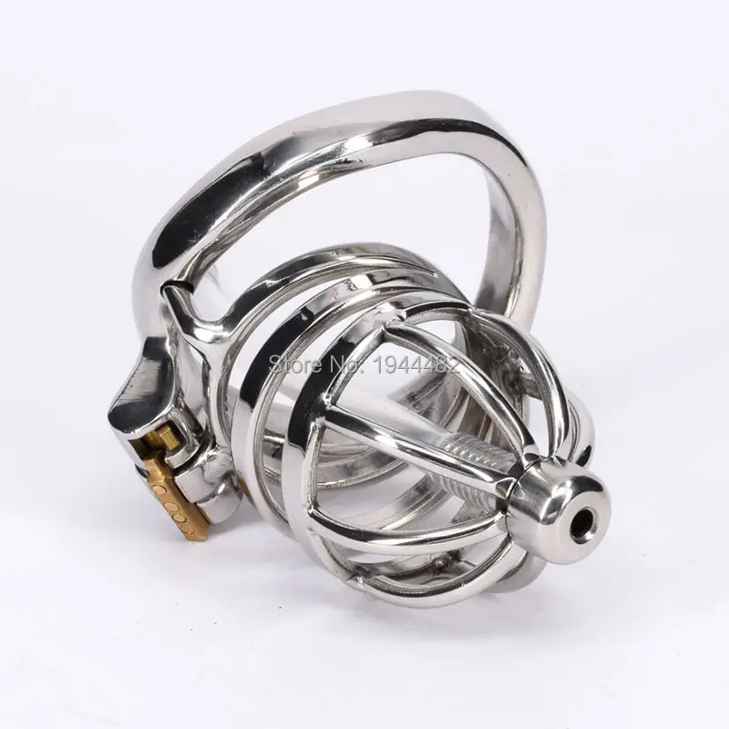 Мужской Пояс верности из нержавеющей стали фиксатор пениса|locking cage|stainless steel