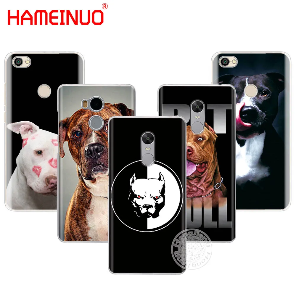 HAMEINUO pitbull dog чехол для телефона Xiaomi redmi 4 1 1s 2 3 3s pro note 4X 4A 5A|case for xiaomi|phone casescase xiaomi |