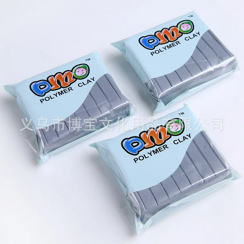 50 г/шт. Золотая и серебряная глина DMO для детей DIY игрушка головоломка Квадратная