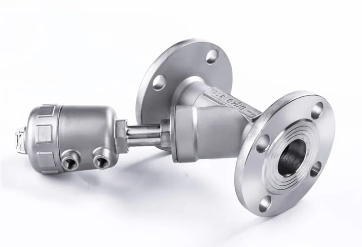 Пневматический привод клапан с наклонным шпинделем нормально закрытый DN15 DN65