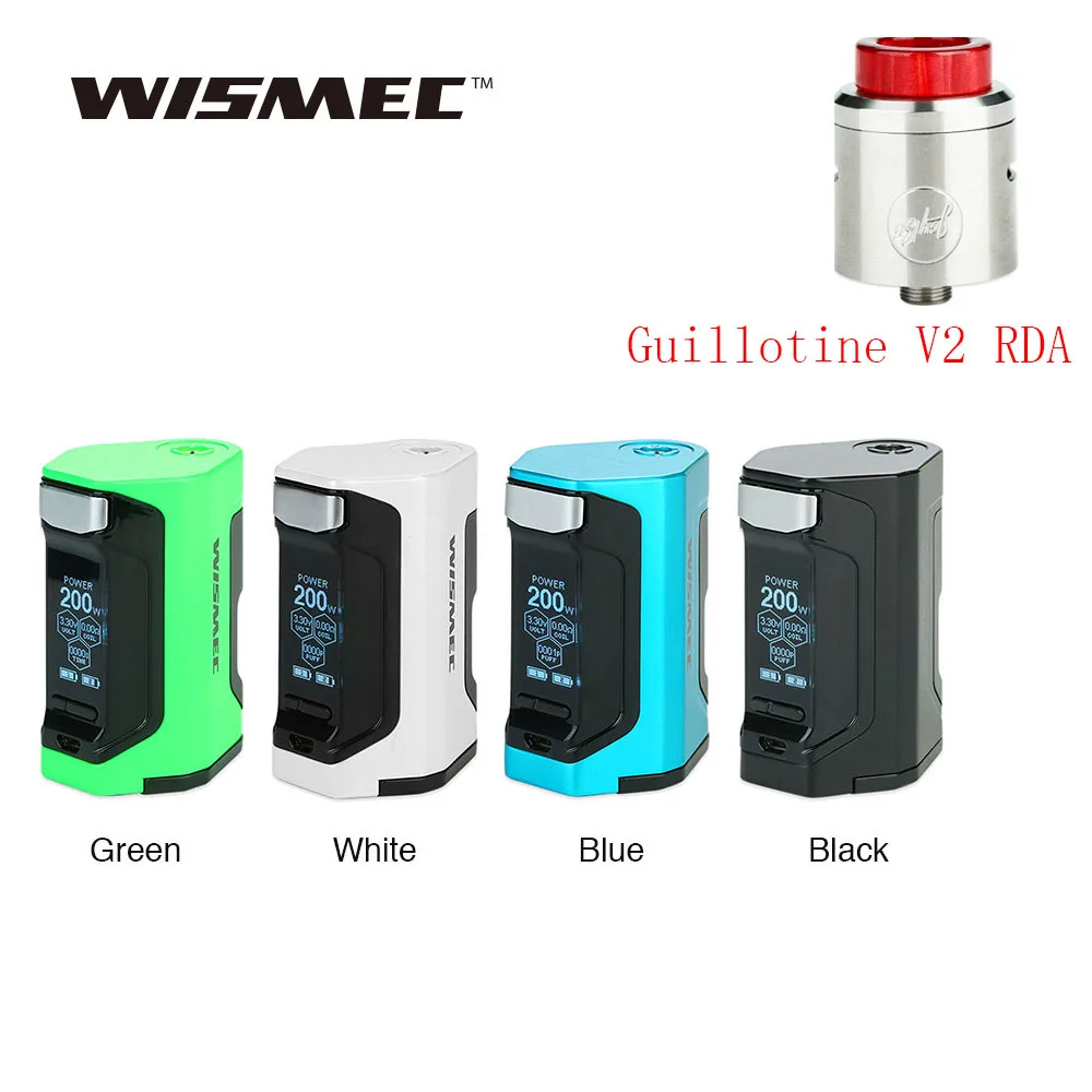 Новый оригинальный модуль WISMEC Luxotic DF TC с 200 Вт большой мощностью и 1 3 дюймовым