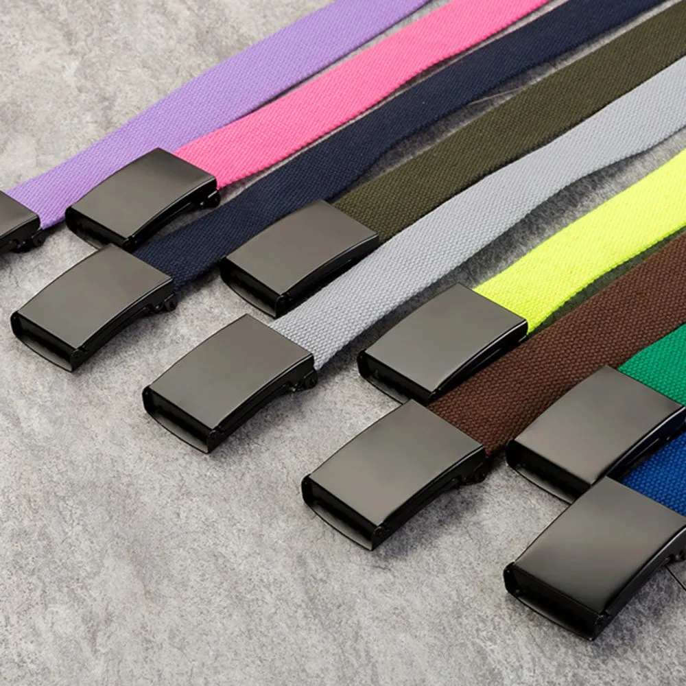 Автоматическая пряжка нейлонового ремня SAGACE для мужчин и женщин парусиновый