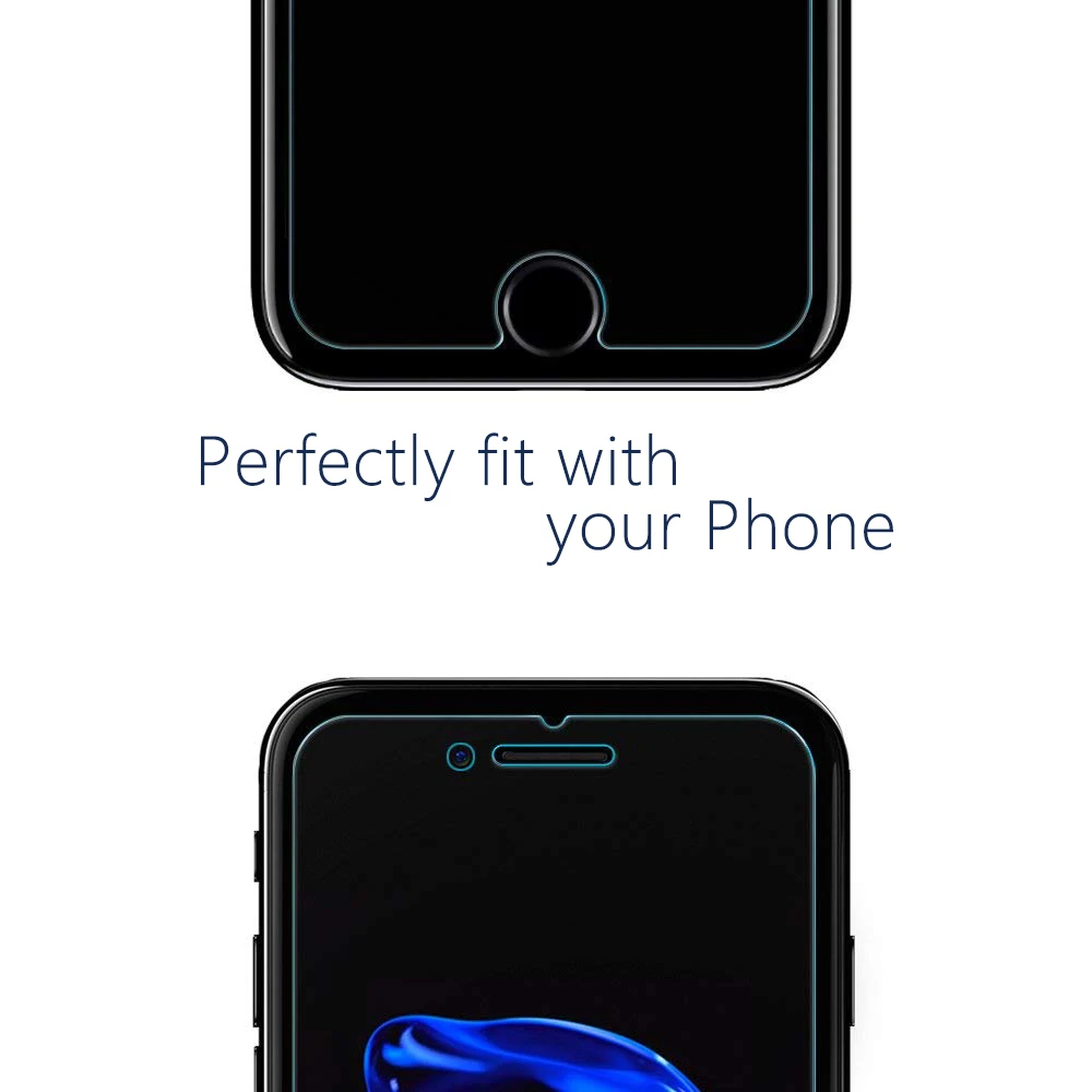 Защитная пленка из закаленного стекла с изогнутыми краями для iPhone 6 plus 6s 7 8