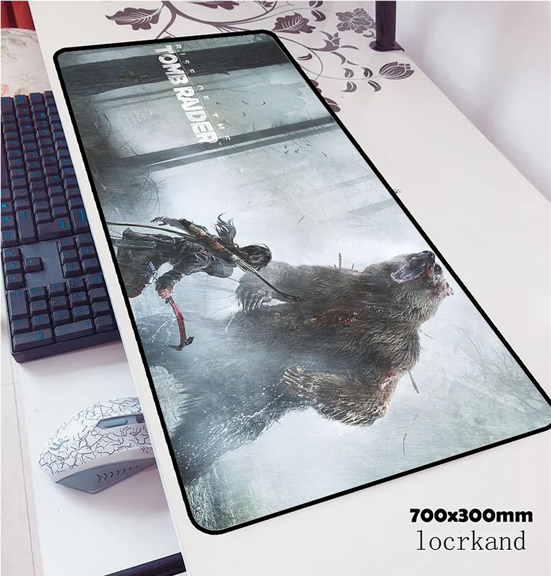Коврик для мыши tomb raider 70x30 см игровой коврик Аниме персональный офисный notbook