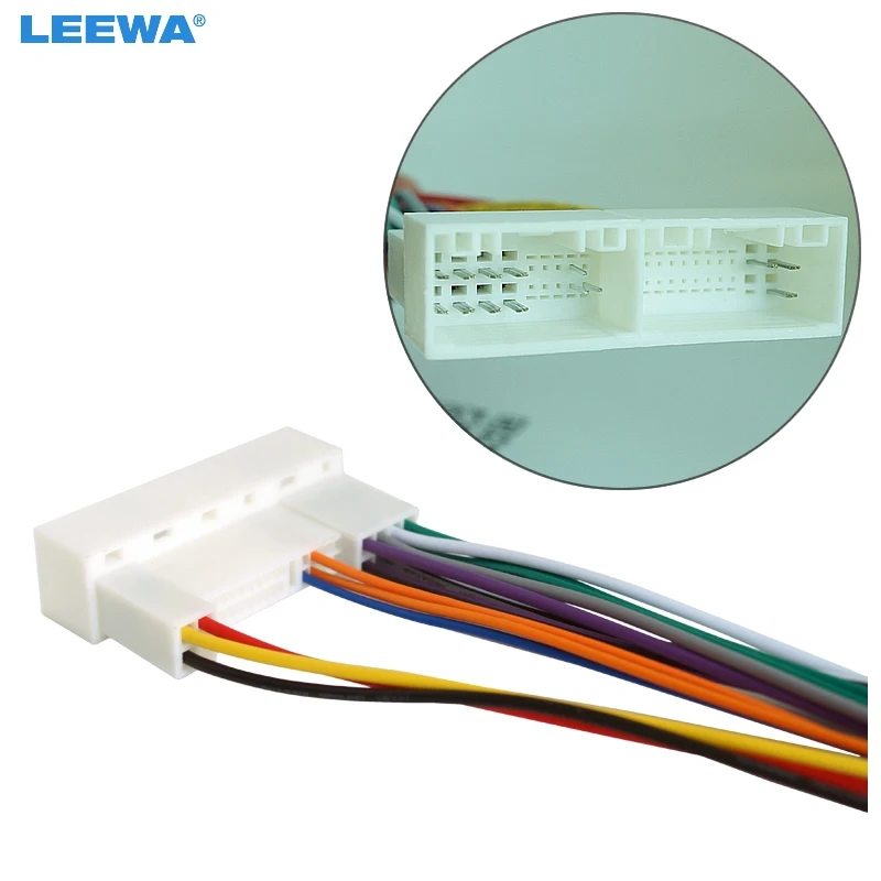 Автомагнитола LEEWA со стереозвуком переходник для Hyundai IX35/Elantra/Santa Fe/Sonata Aftermarket