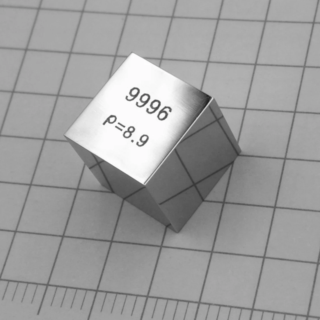 Металлический зеркальный кобальтовый куб высокой чистоты 10X10X10 мм Периодическая