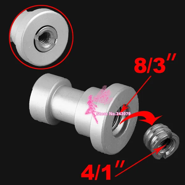Горячий Новый 1/4 &quot3/8&quot резьбовой винт адаптер штатива шпилька + преобразования |