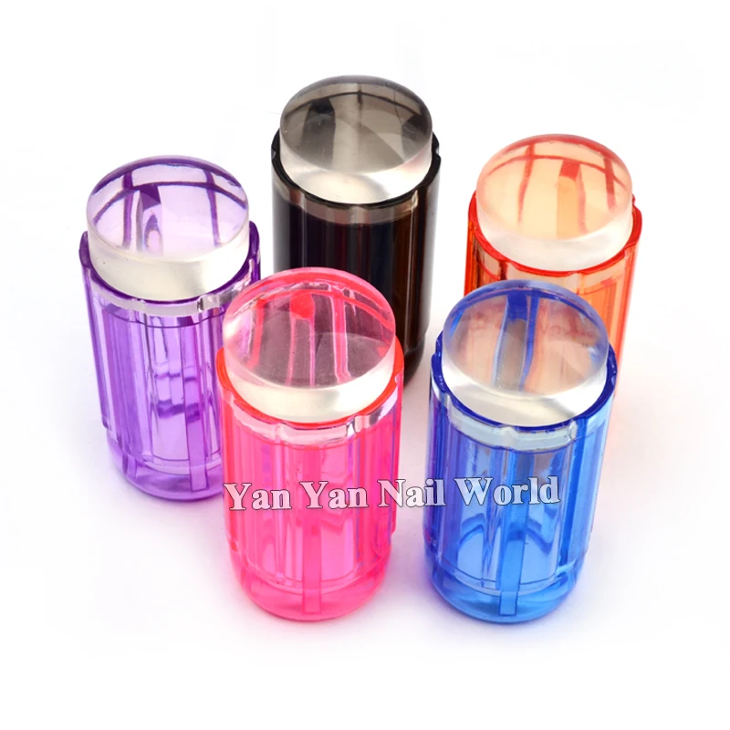 Новый высококачественный прозрачный штамп конфетного цвета мягкий силиконовый