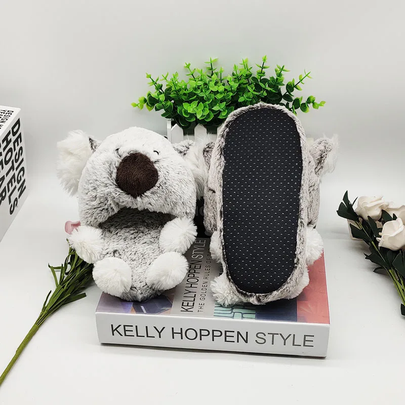 Меховые тапочки koala мужские и женские зимние домашние на заказ | Обувь