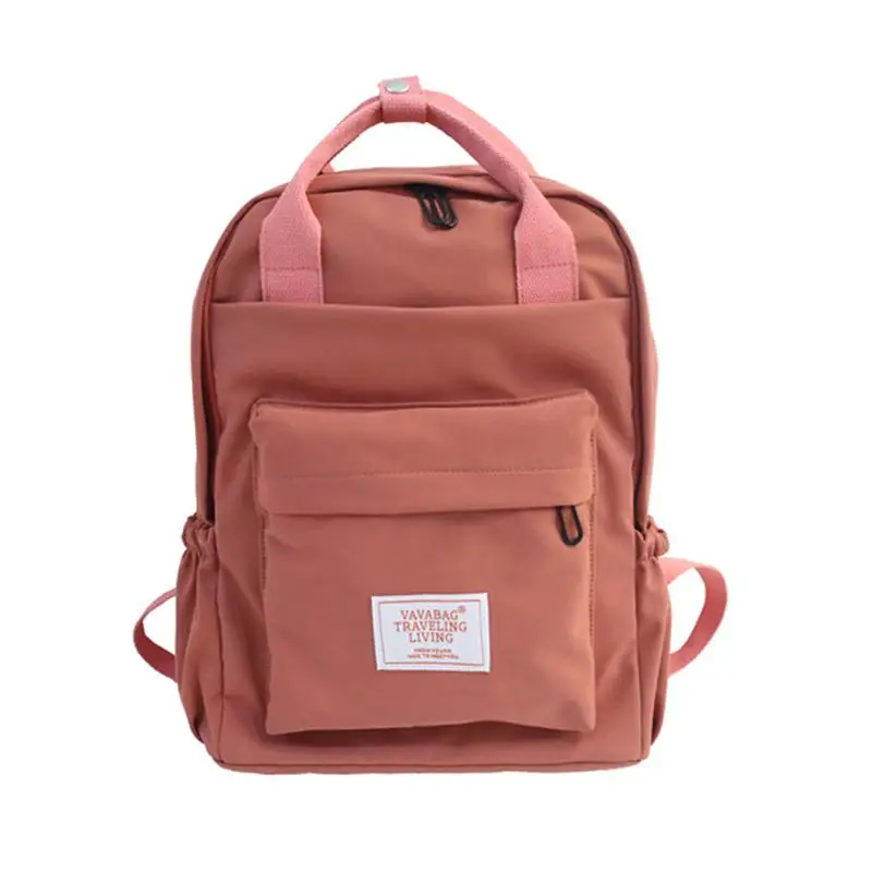 Модный рюкзак, Женский нейлоновый рюкзак, Mochilas, женский рюкзак, школьная сумка для девочек-подростков, рюкзак, сумка через плечо, рюкзак - Цвет: Red