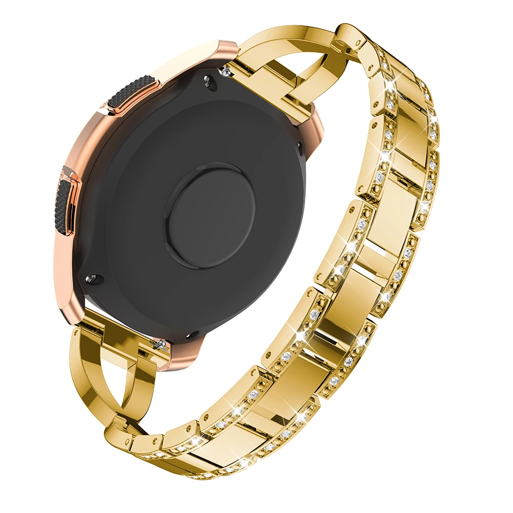 Ремешок из нержавеющей стали для часов Samsung Galaxy Watch active 2 металлический браслет со