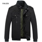Мужская куртка-бомбер FALIZA, повседневная хлопковая куртка в стиле милитари размера плюс 6XL, модель JK119 на осень и зиму