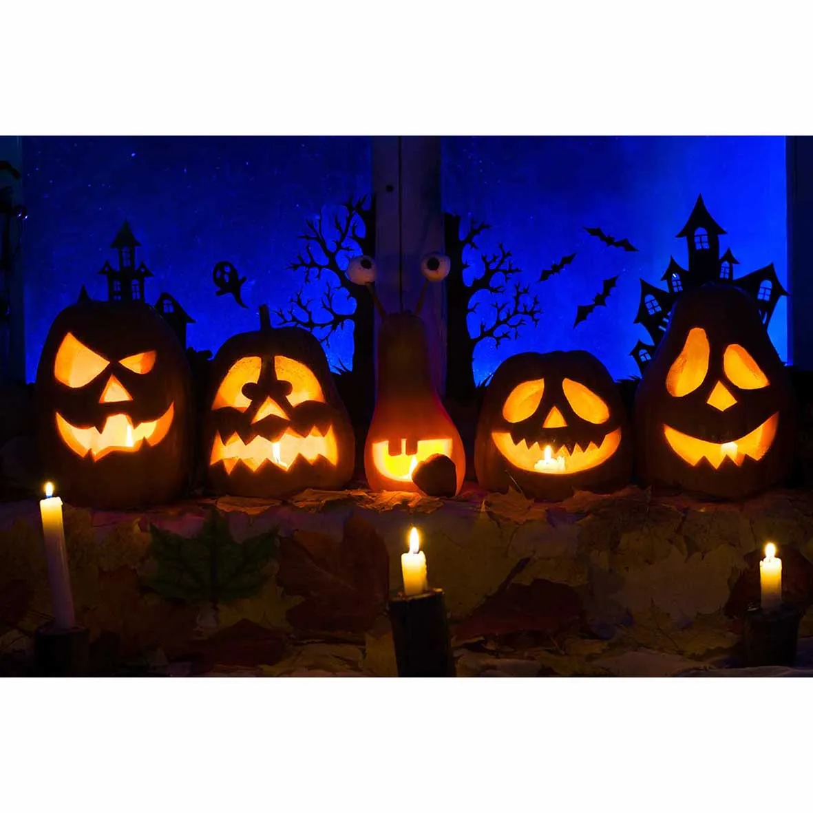 Allenjoy Фотофон свеча креативный замок Хэллоуин Тыква фотостудия высокое качество