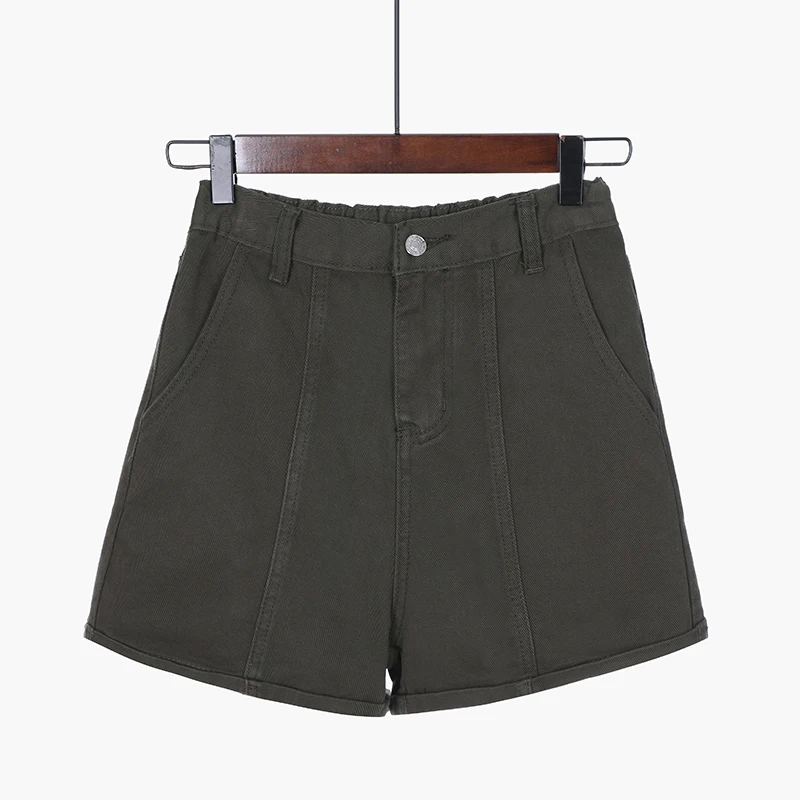 5xl plus big size denim jeans shorts women summer style 2018 feminina thin loose black high waist female A5024 | Женская одежда