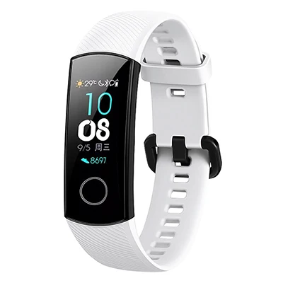 Only Strap White Yuedaer силиконовый браслет для Honor Band 4 ремешок для Honor Band 4 умный Браслет разноцветный ремешок для часов фитнес-трекер браслет аксессуары - Цвет: Only Strap White
