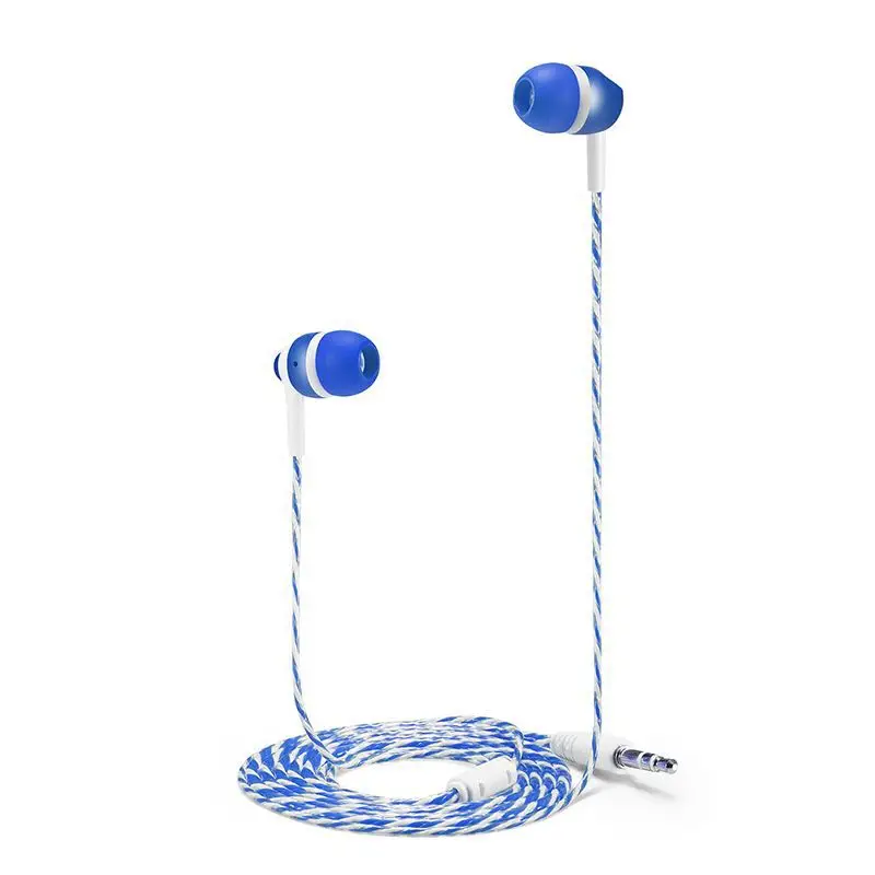 MP3/mp4 Roping стерео сабвуфер наушники в ухо Гарнитура вкладыши 1 м светоотражающие