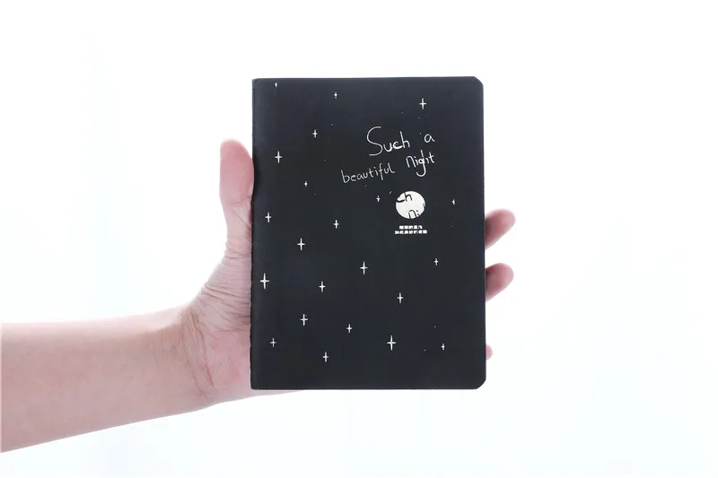 Hethrone 1 шт. черный креативный альбом для зарисовок Bullet journal милый нарезающий нитью блокнот еженедельник канцелярский Дневник для путешествий