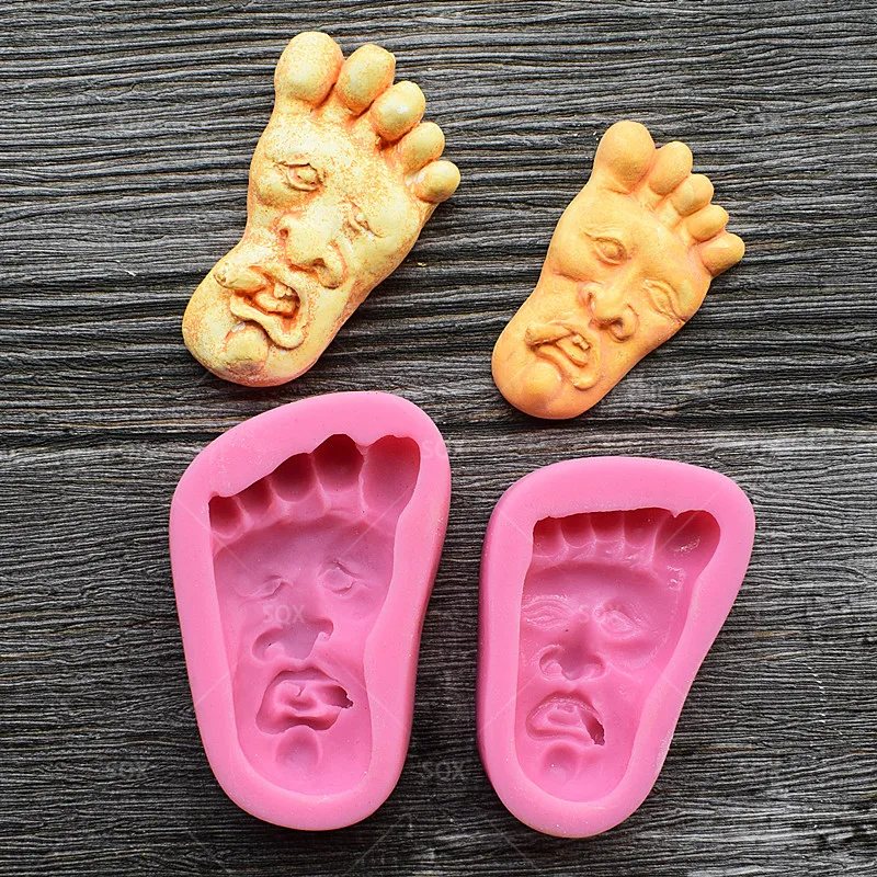 Хэллоуин ног монстра Форма Fondant (сахарная) торта Формы для выпечки инструменты