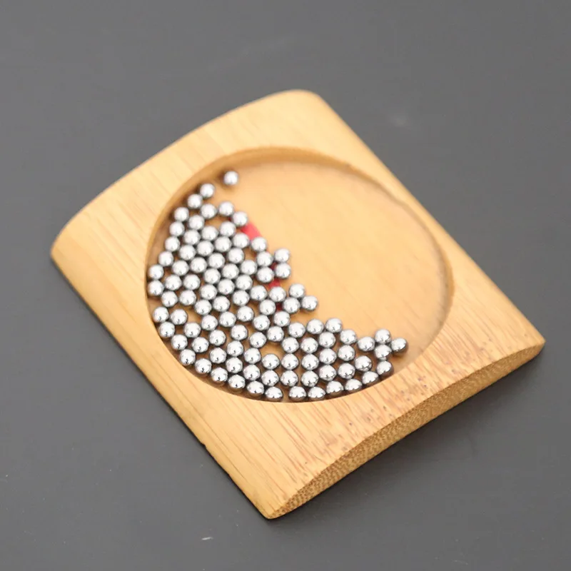 60 / 100pcs3mm4mm5mm 6mm7mm 8 мм 9 Рогатка для охоты мяч нержавеющая сталь приготовления пищи