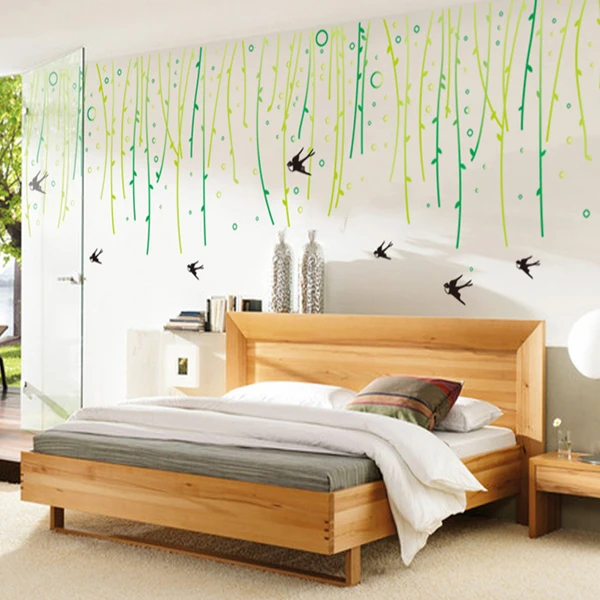 Новые лопатки из ивового дерева гостиная домашнее украшение настенные наклейки