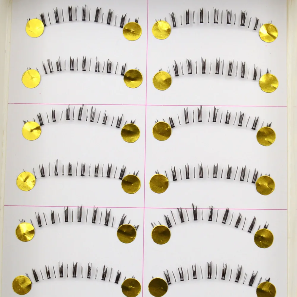10 пар Макияж ручной работы из натурального под ресницы нижние K03|eyelash sale|lash growereyelash