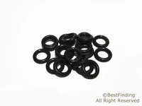 10mm black silicone o rings round or flat leather rubber o rings fix rings