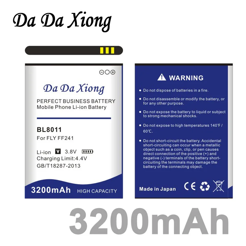 

Аккумулятор DaDaXiong BL8011 на 3200 мАч для FLY FF241 Bateria