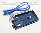 Бесплатная доставка, USB-плата MEGA 2560 R3 ATmega2560 R3 AVR + Бесплатный USB-кабель для Arduino 2560 MEGA2560 R3, мы являемся производителем