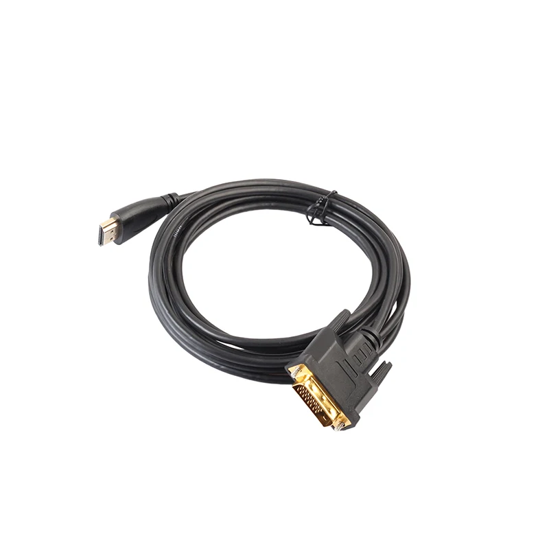 1 м 8 3 5 Высокоскоростной HDMI к DVI24 + кабель Поддержка 3D 1080P HDMI1.4 для HD ТВ компьютера |