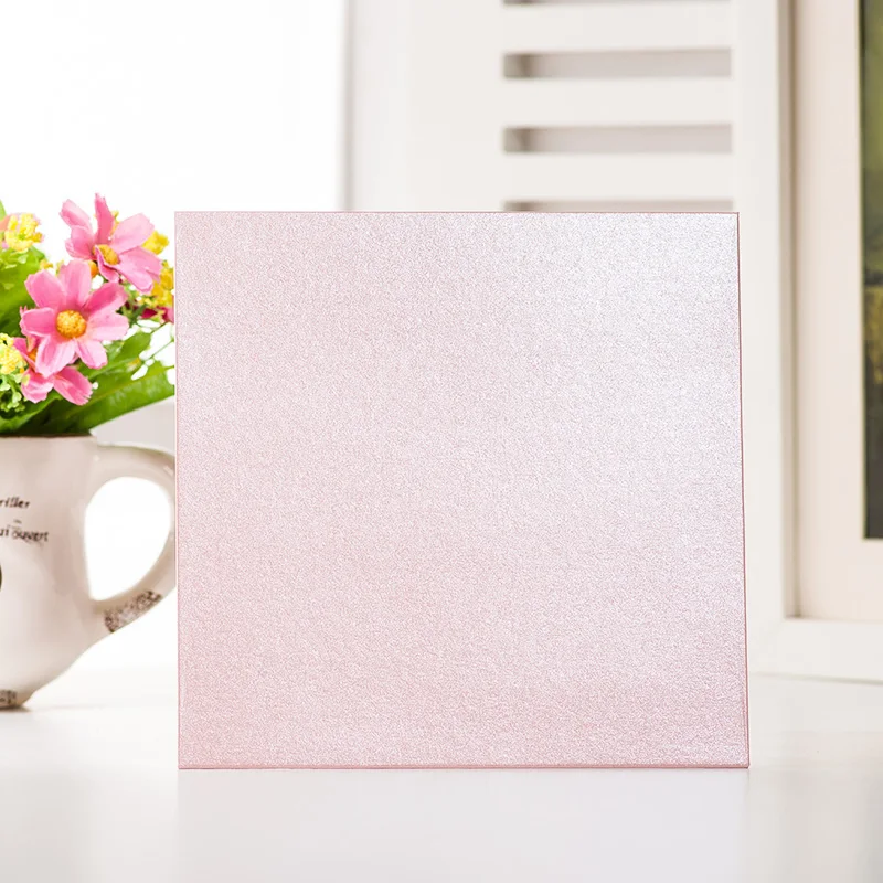 pink color 20 шт 16x16 см квадратный класса люкс пригласительные свадебные пригласительные конверты платок специальное приглашение 250g перламутровая бумага - Цвет: pink color