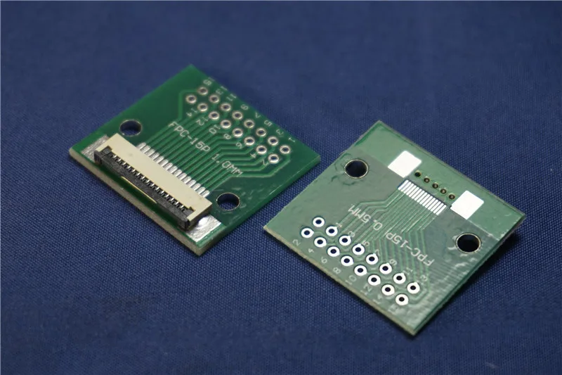 2 шт. FPC FFC 15 PIN 1,0 мм шаг разъем SMT адаптер до 2,54 мм пространство 1,00 дюймов шаг сквозное отверстие DIP PCB адаптер припоя