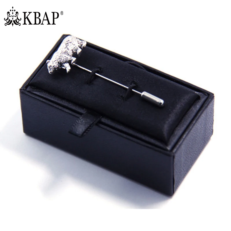 KBAP нагрудные булавки для мужчин с медведем дизайнерские галстука аксессуары