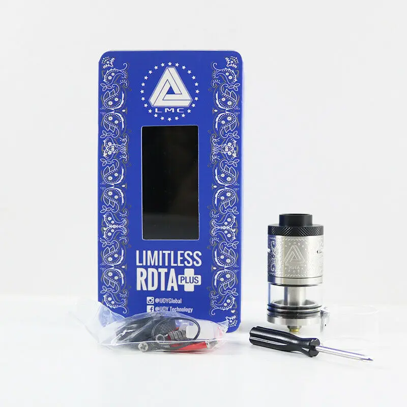 Аутентичный I joy безграничный RDTA PLUS бак испаритель Sub Ohm 25 мм|Атомайзеры