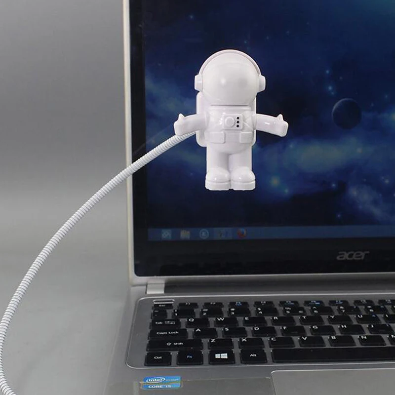 Креативный астронавт компьютерная лампа USB подключаемый светодиодный ночник