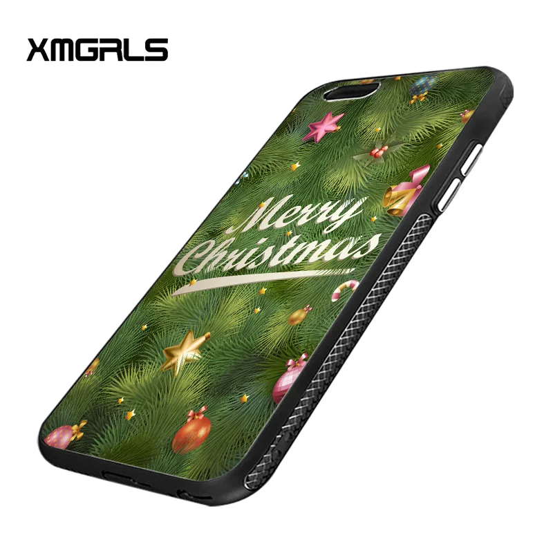 xmgrls for iPhone 7 plus case pattern non-slip PC frosted scale cool mobile phone cases bag Merry Christmas | Мобильные телефоны и