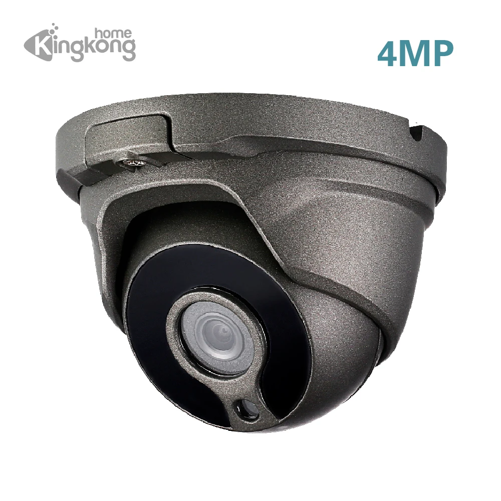 Kingkonghome H.265 4MP IP Камера POE 1080 P безопасности ONVIF CCTV наружного наблюдения