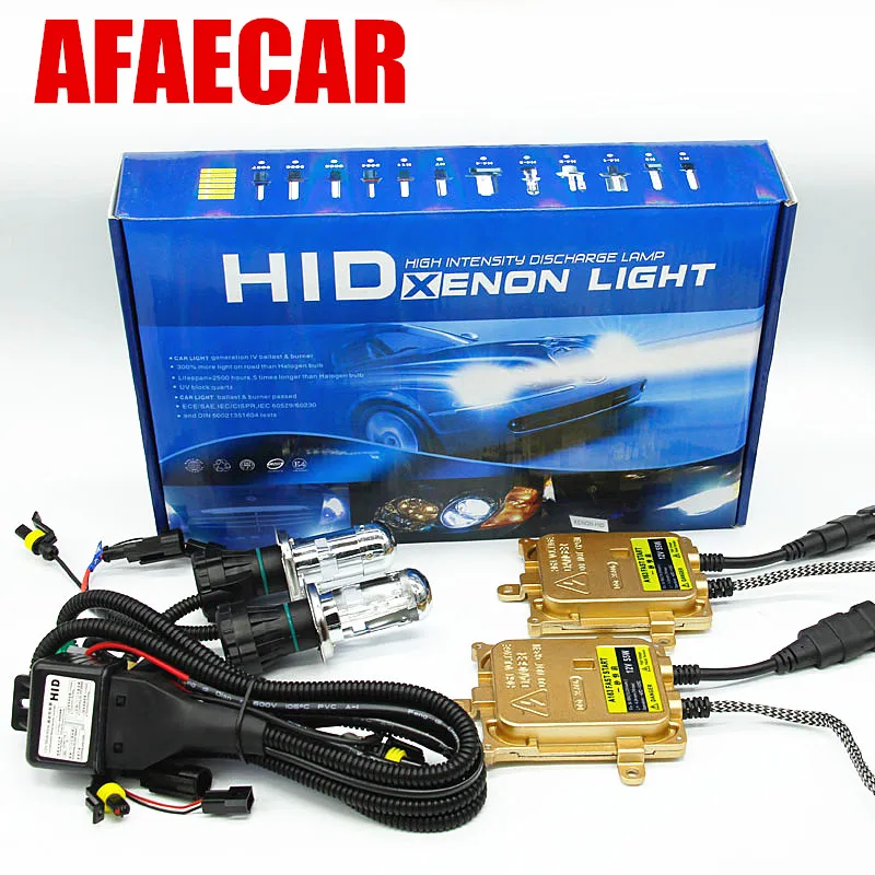 Комплект ксеноновых ламп H4 HID комплект 55 Вт h13 для Фар блоков зажигания Bi|Лампы