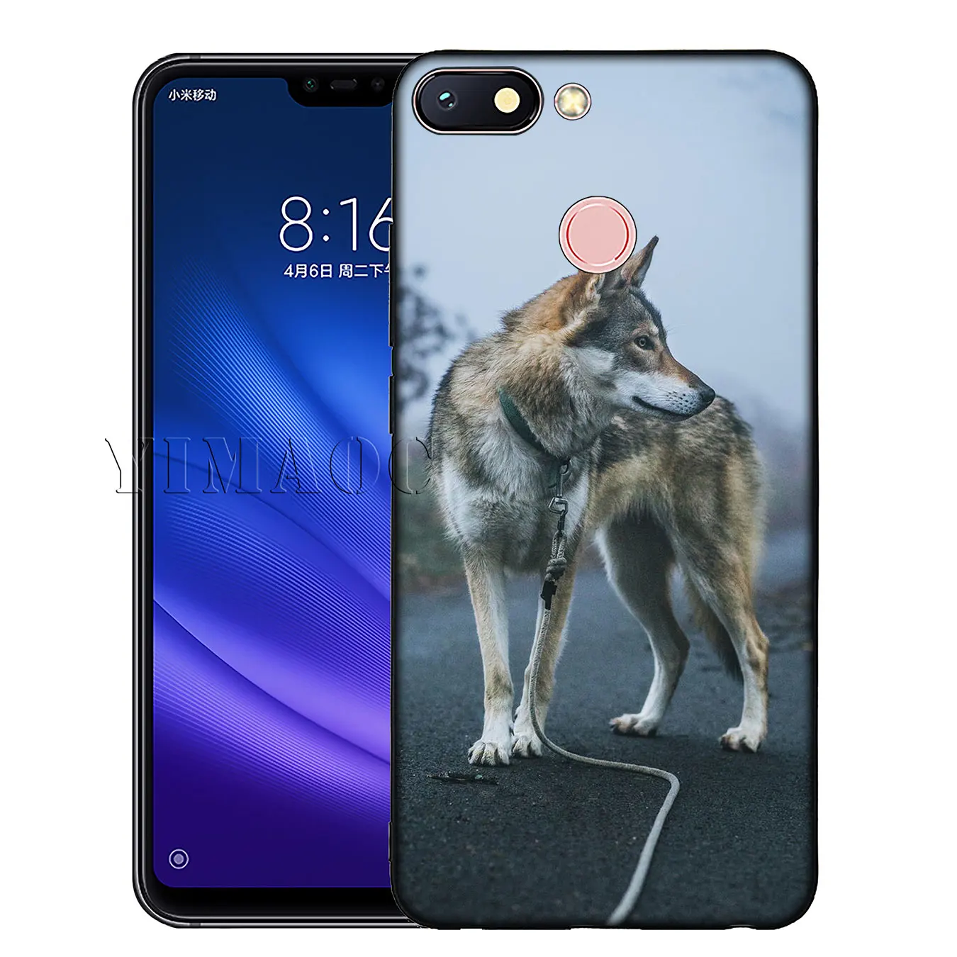 YIMAOC Wolf dog Soft Silicone Phone Case for Xiaomi Mi 10 9 9T CC9 CC9E 8 SE A3 Pro A1 A2 Lite 6 pocophone f1 Mi10 | Мобильные