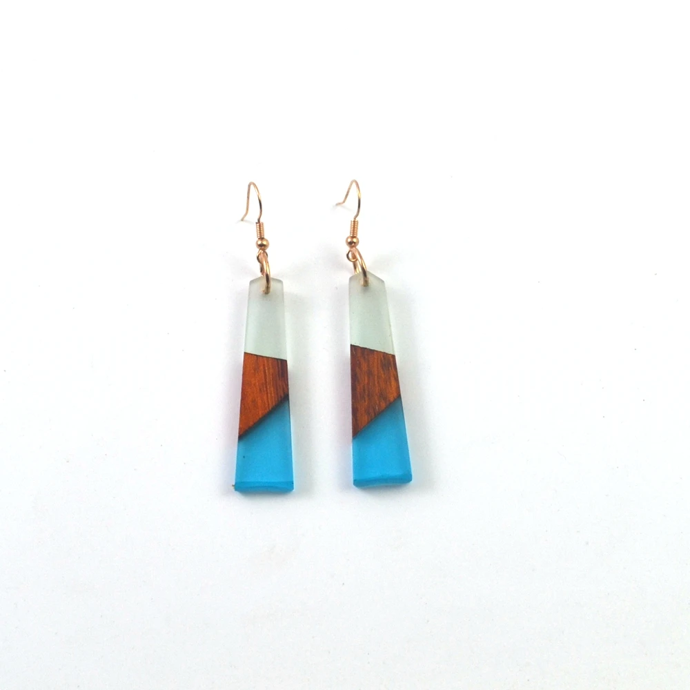 Двухцветные серьги женская одежда популярные женские украшения подарки на