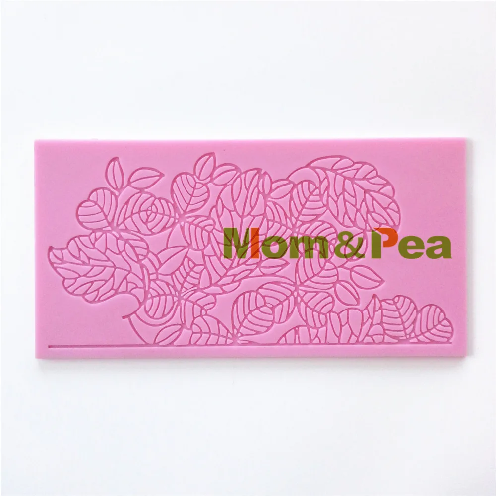 Силиконовая кружевная форма для украшения торта мамы и гороха GX108-111 бесплатная