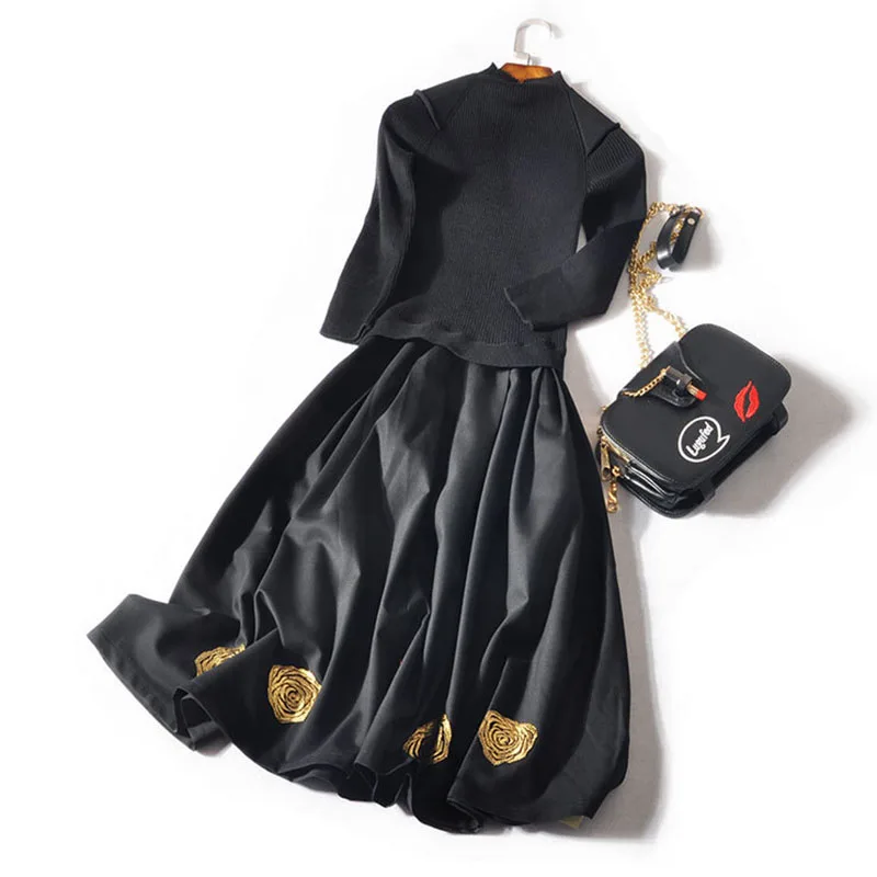 Облегающее платье с длинным рукавом в Европейском стиле 2018|Женские платья| |