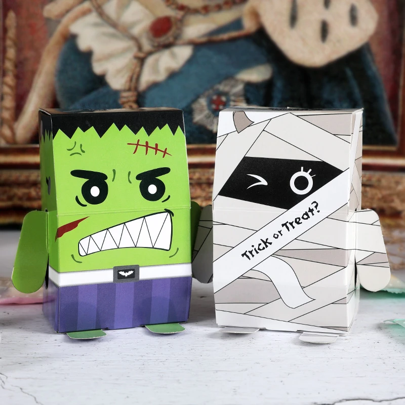 Хэллоуин вечеринка Декор мультфильм Египет мумия зеленый монстр наука