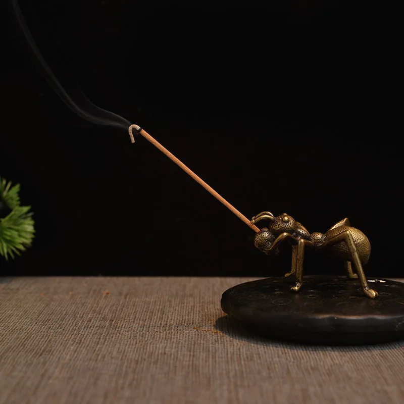 

Pure bronze Mini ant, incense inserts, handicraft ornaments, tea sets accessory
