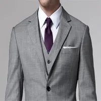 Gray Sharkskin Groom Suit Custom Made Grey Two-Toned Woven Wedding Suits For Men,Bespoke Vintage Gray Tuxedo Gray Wedding Tuxedo
