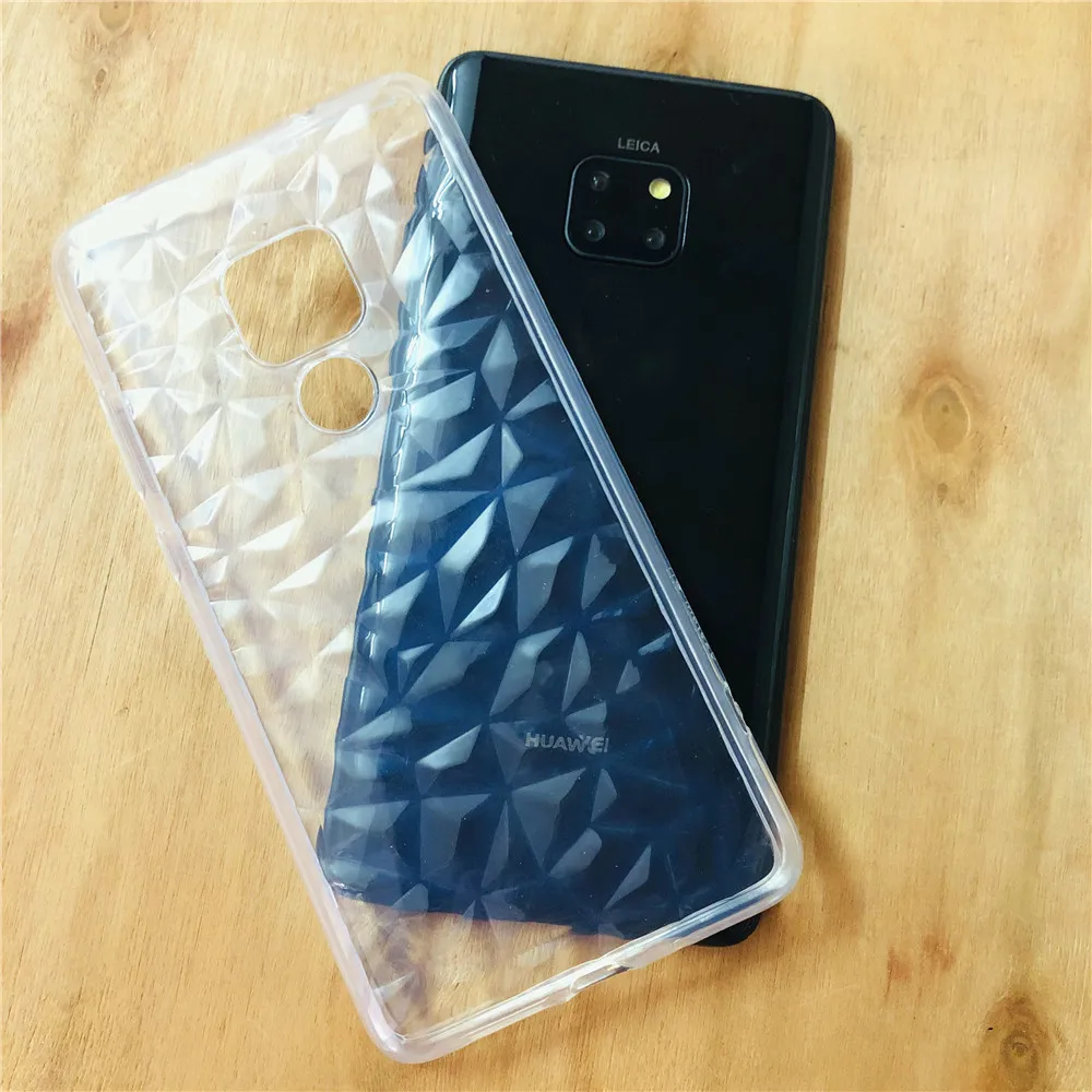 Clear 3D Diamond Soft TPU Silicone Case For Huawei Mate 20 P30 Pro P20 Lite Honor 10i 8A 8C V20 Y6 2019 Y7 Y9 2018 Cover | Мобильные