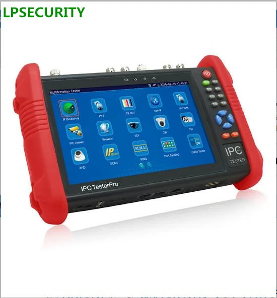 LPSECURITY IPS сенсорный экран CVBS AHD HDCVI TVI SDI ip/аналоговая камера видеонаблюдения Тестер