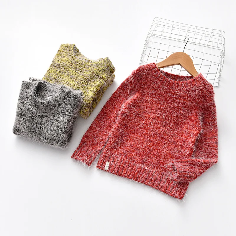 Детские свитера из мохера для мальчиков детский пуловер сезон весна осень