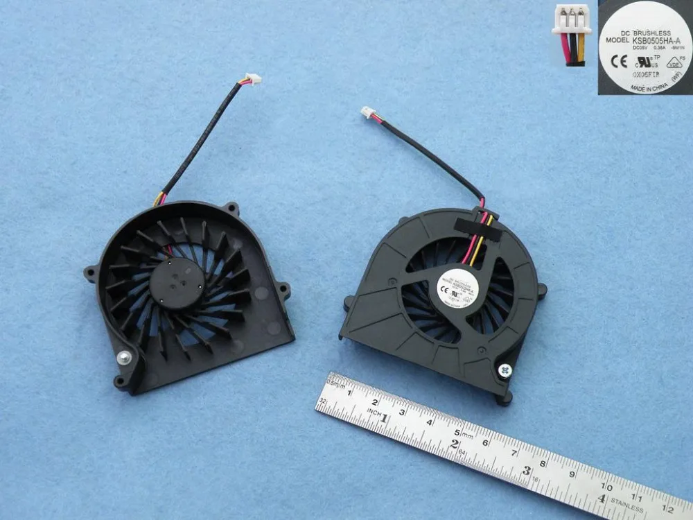 

New Laptop Cooling Fan for Toshiba Satellite L630 version 1 PN: KSB0505HA-A(DC5V 0.38A) KSB0505HB CPU Cooler/Radiator